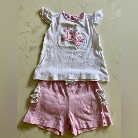Magnolia Baby Unicorn Ruffle Matching Set - Picture 1 of 4
